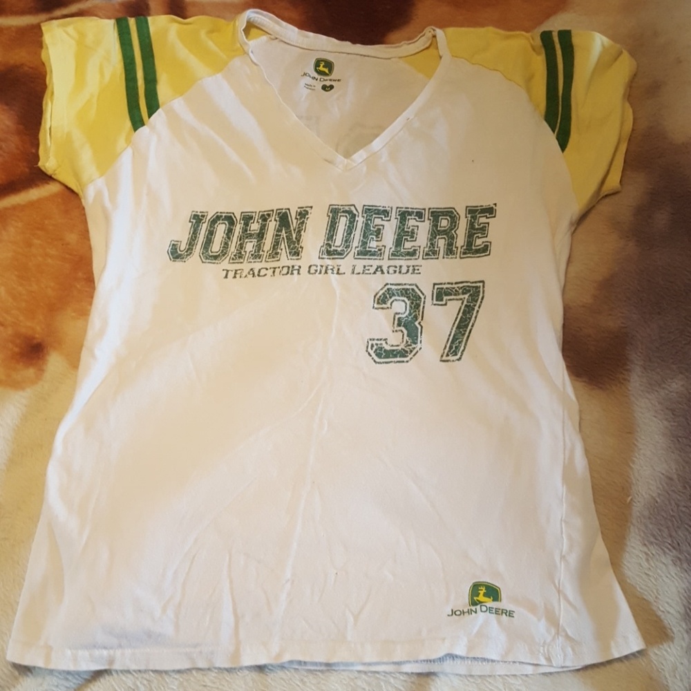 Cute john deere ladies tshirt